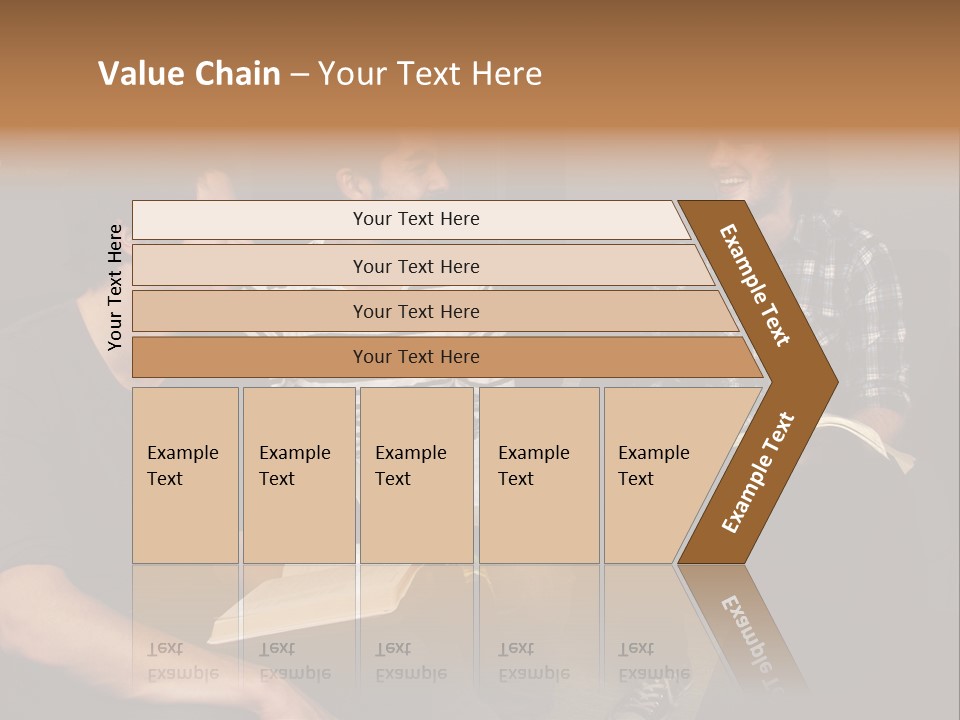 A Group Of Three Men Sitting Next To Each Other PowerPoint Template
