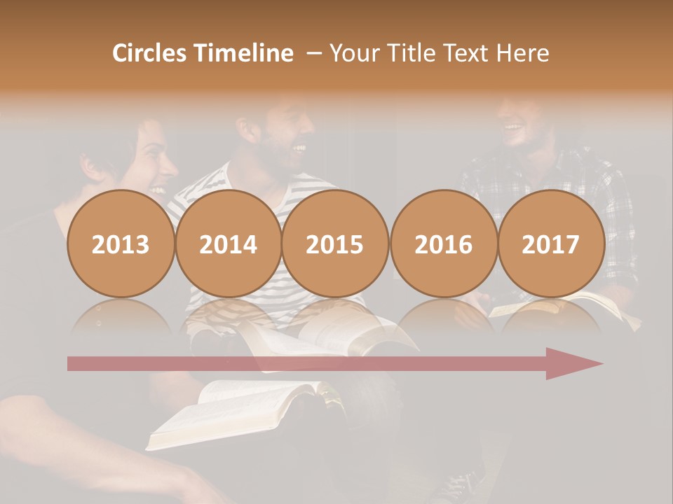 A Group Of Three Men Sitting Next To Each Other PowerPoint Template