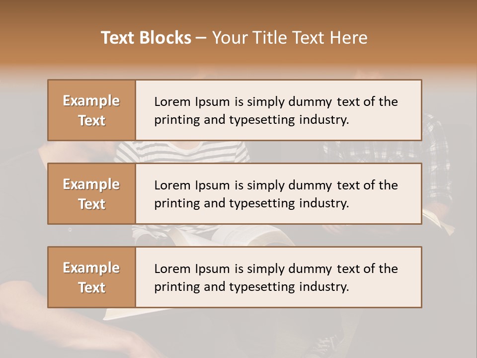 A Group Of Three Men Sitting Next To Each Other PowerPoint Template