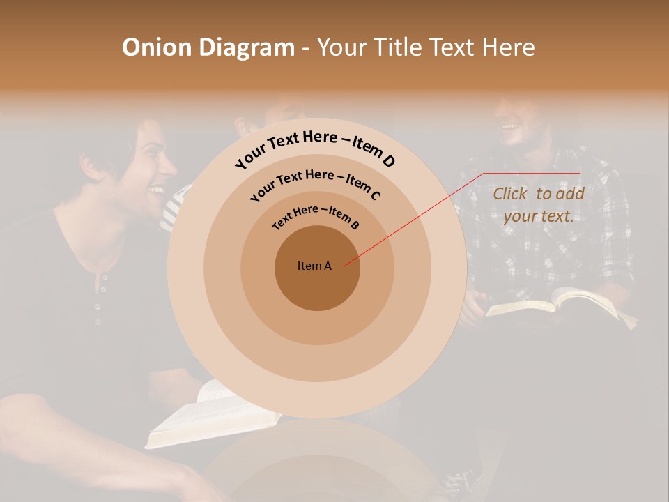 A Group Of Three Men Sitting Next To Each Other PowerPoint Template