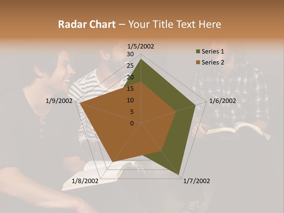 A Group Of Three Men Sitting Next To Each Other PowerPoint Template