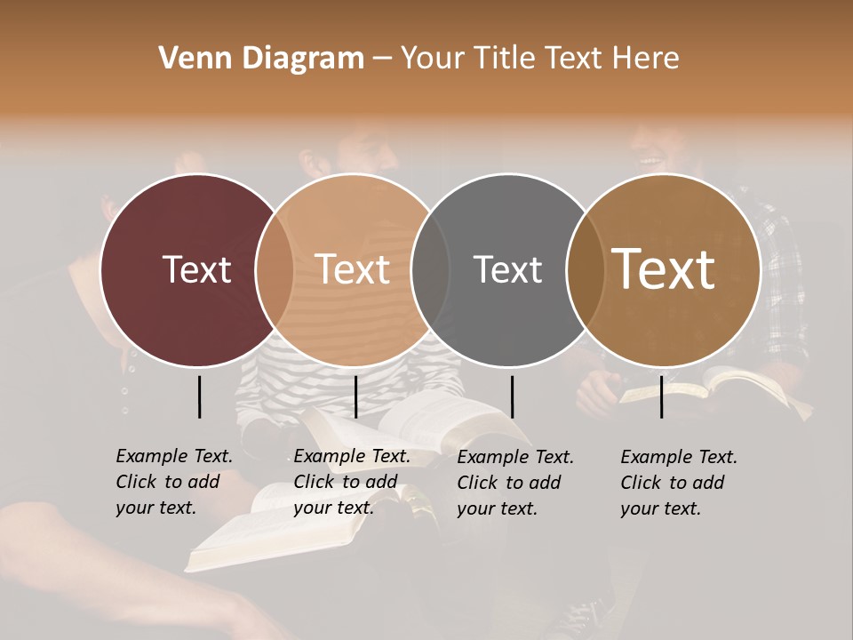 A Group Of Three Men Sitting Next To Each Other PowerPoint Template