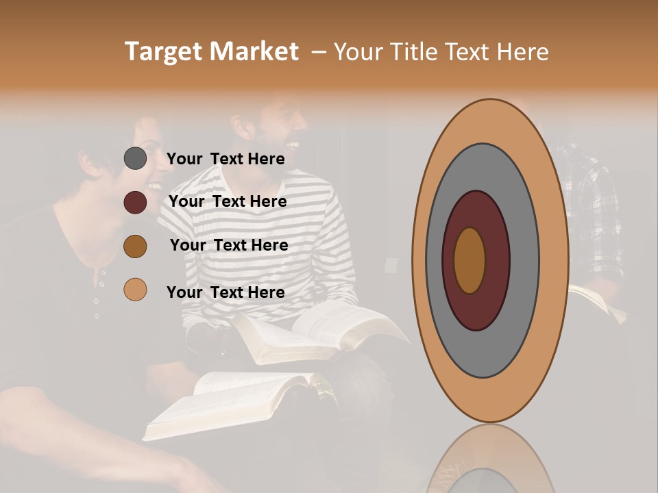 A Group Of Three Men Sitting Next To Each Other PowerPoint Template