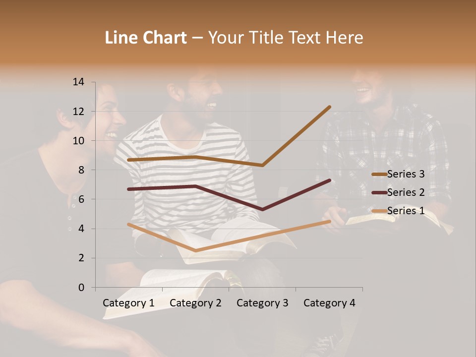 A Group Of Three Men Sitting Next To Each Other PowerPoint Template