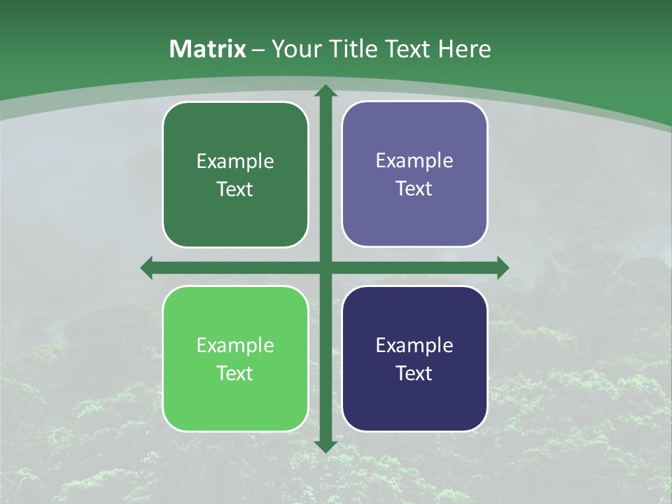 Tiled Water Glass PowerPoint Template