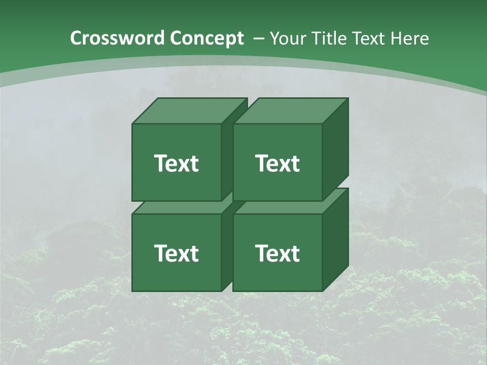 Tiled Water Glass PowerPoint Template