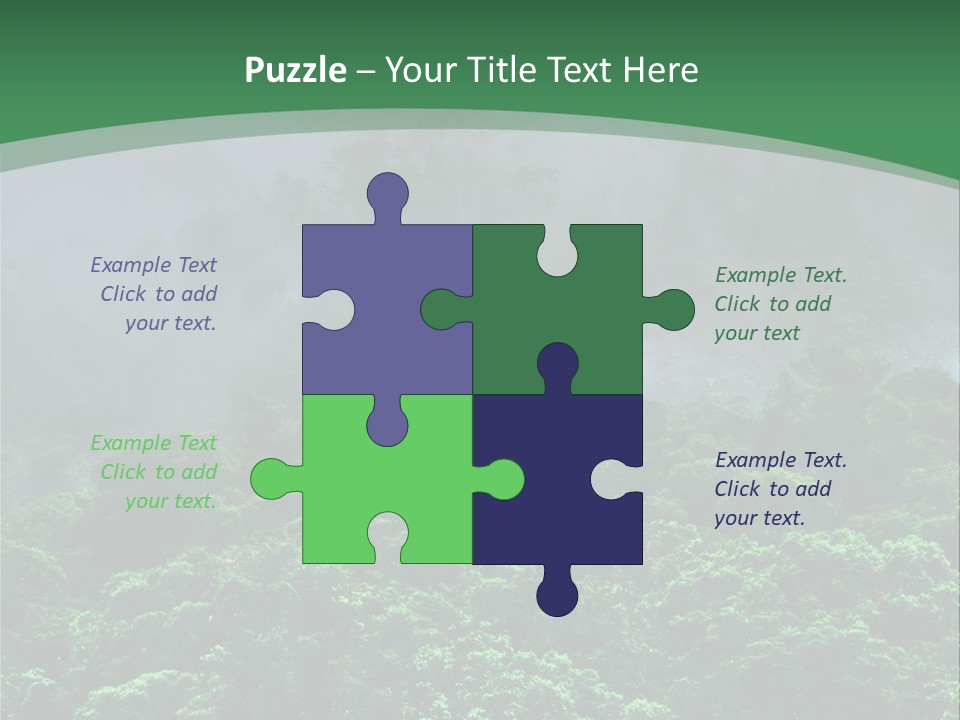 Tiled Water Glass PowerPoint Template