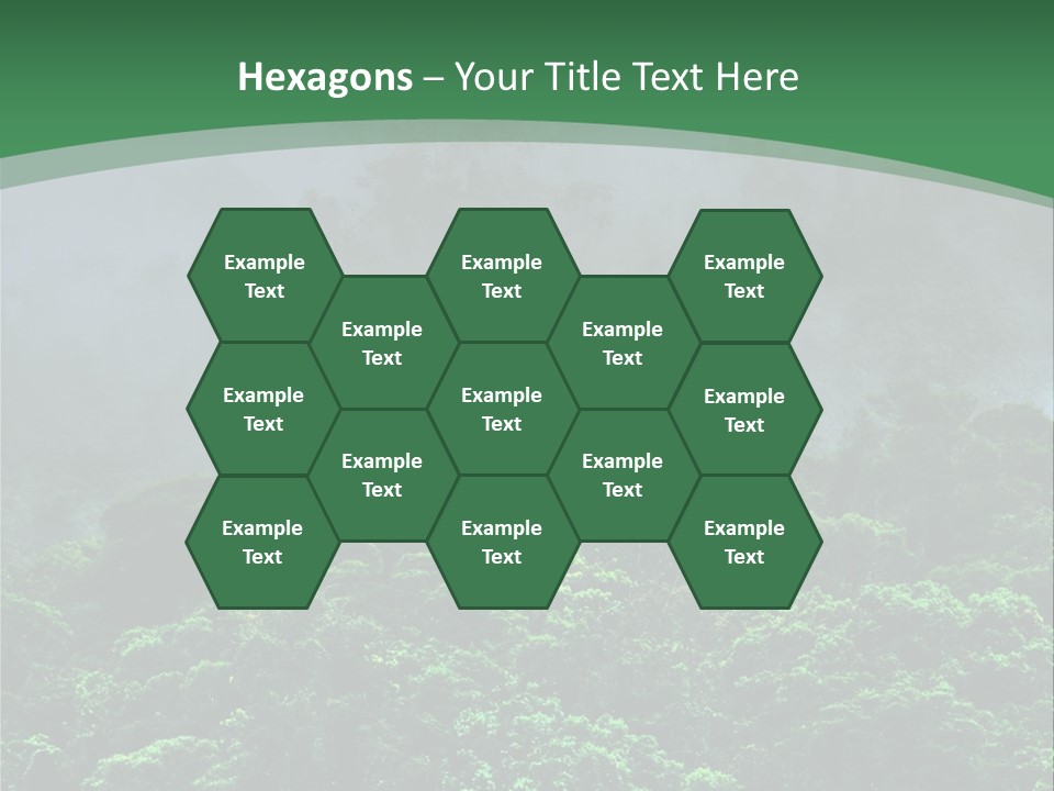 Tiled Water Glass PowerPoint Template