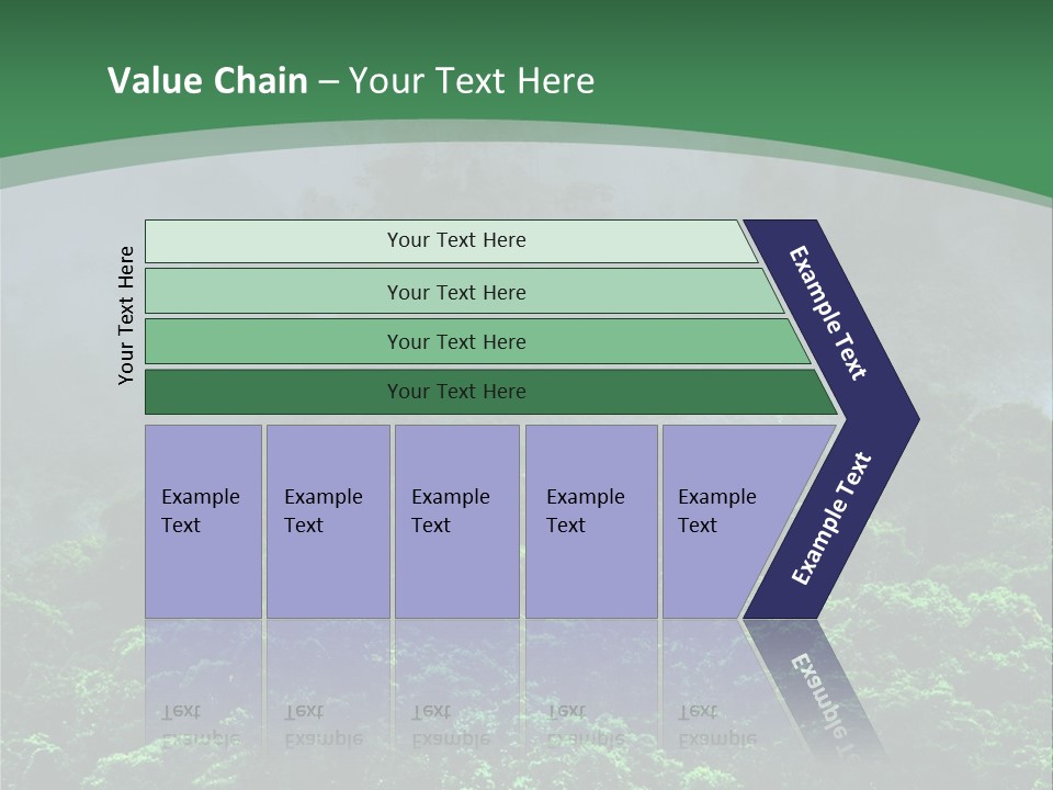 Tiled Water Glass PowerPoint Template