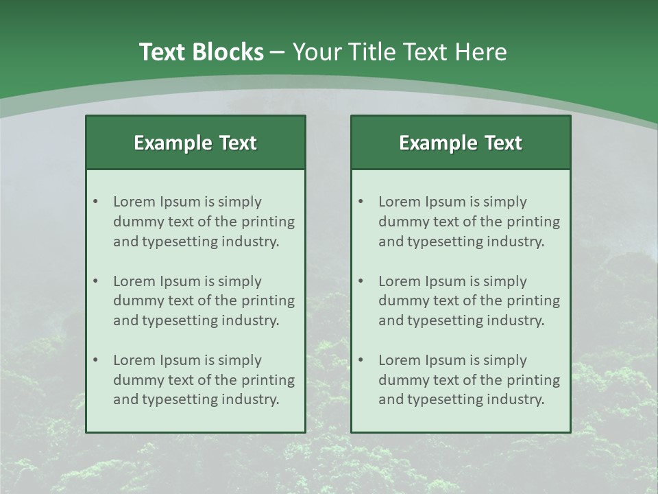Tiled Water Glass PowerPoint Template