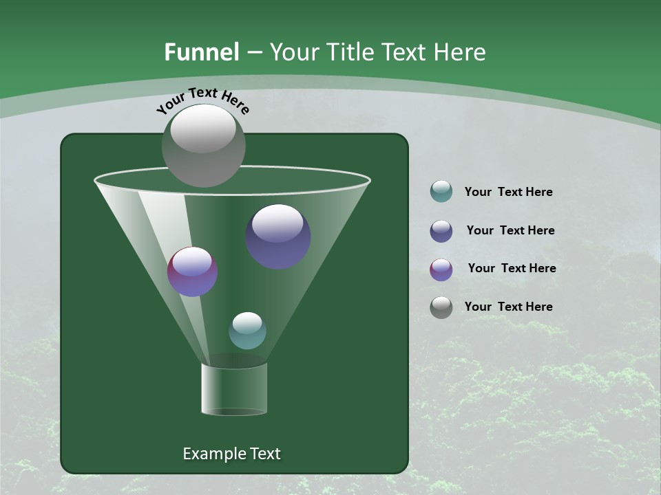 Tiled Water Glass PowerPoint Template