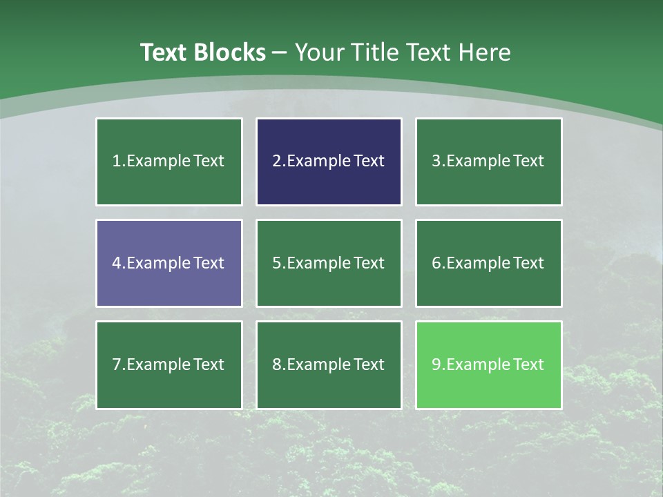 Tiled Water Glass PowerPoint Template