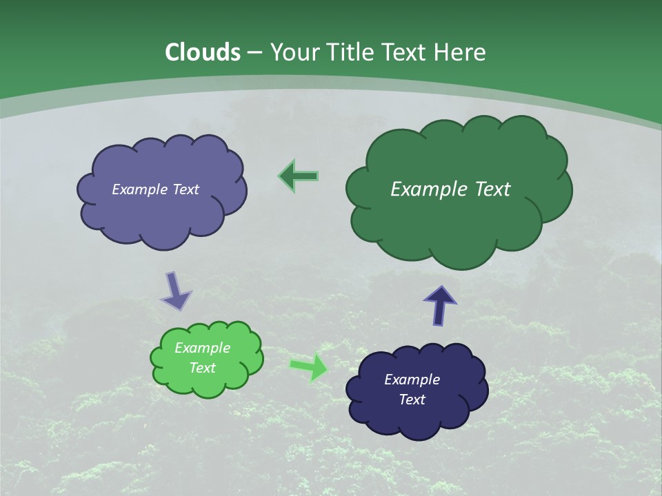 Tiled Water Glass PowerPoint Template