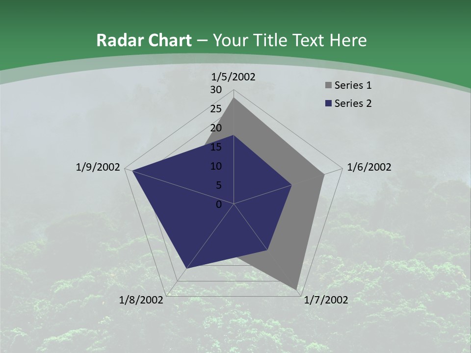 Tiled Water Glass PowerPoint Template
