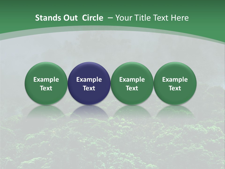 Tiled Water Glass PowerPoint Template