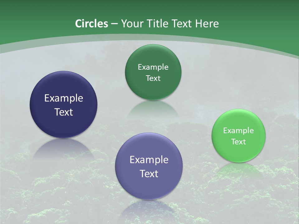 Tiled Water Glass PowerPoint Template