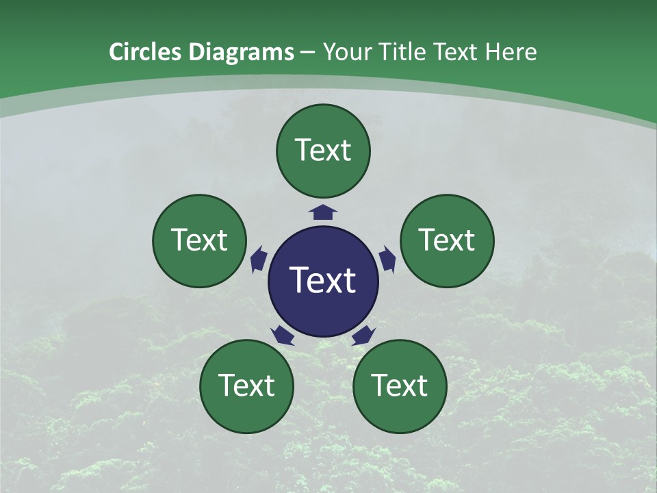 Tiled Water Glass PowerPoint Template