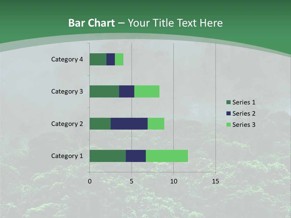 Tiled Water Glass PowerPoint Template