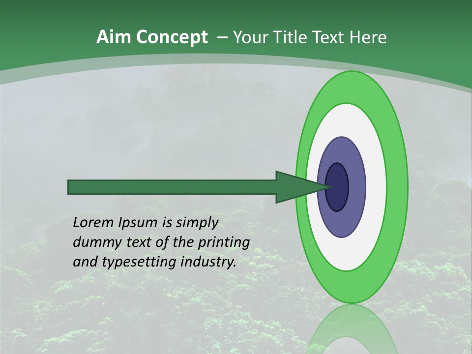 Tiled Water Glass PowerPoint Template