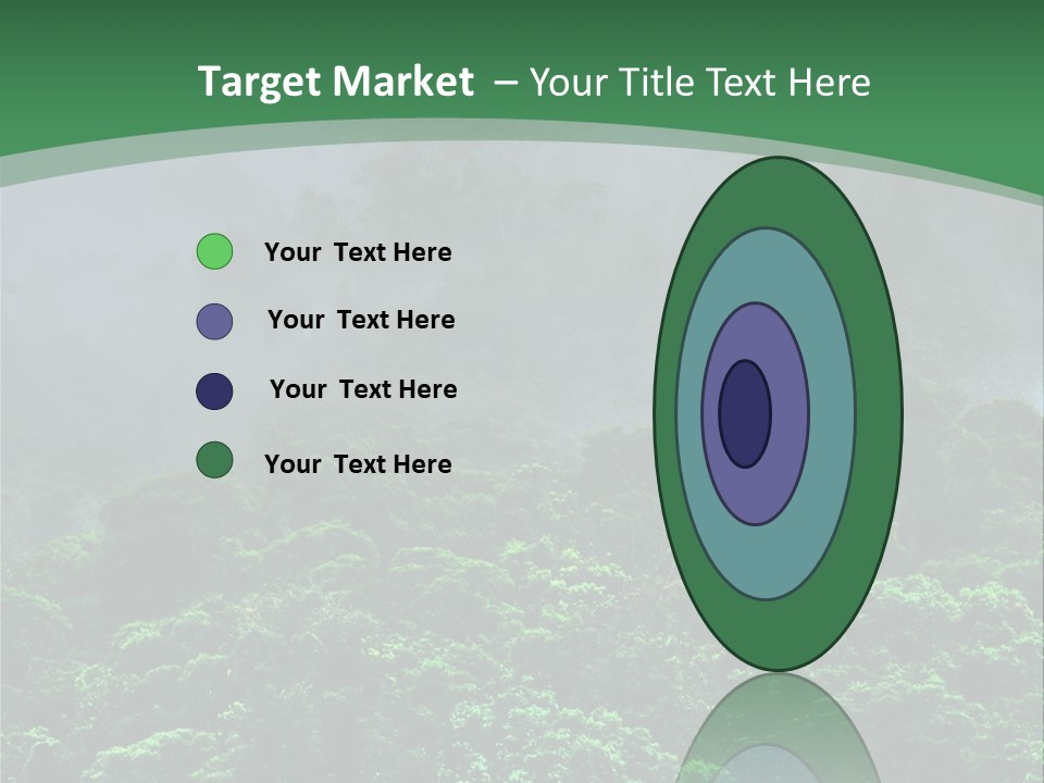 Tiled Water Glass PowerPoint Template