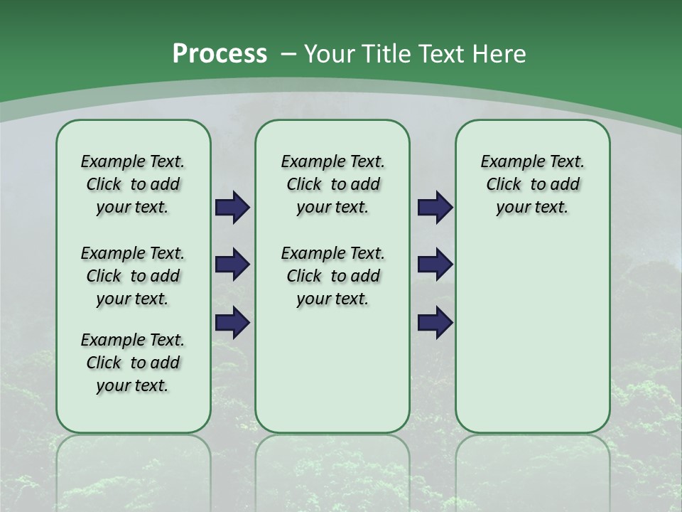 Tiled Water Glass PowerPoint Template
