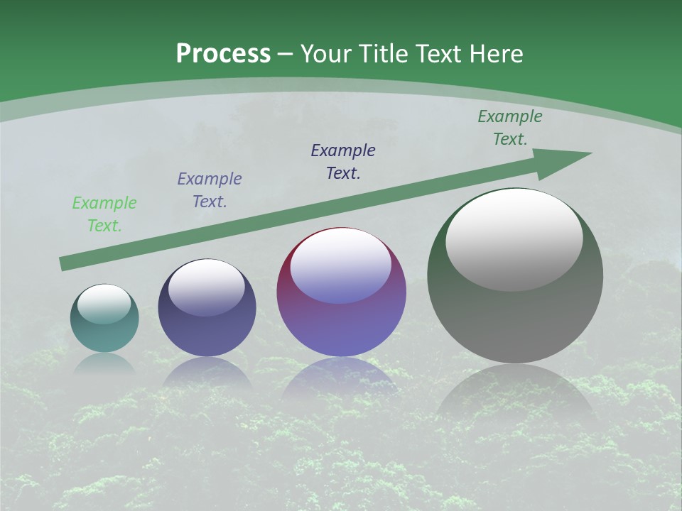 Tiled Water Glass PowerPoint Template
