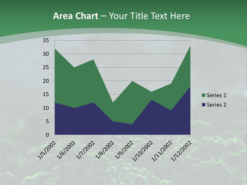 Tiled Water Glass PowerPoint Template