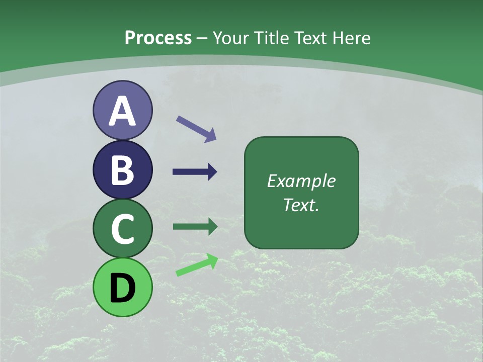 Tiled Water Glass PowerPoint Template