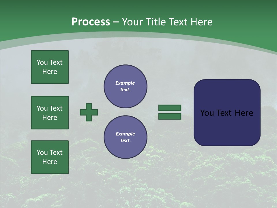 Tiled Water Glass PowerPoint Template