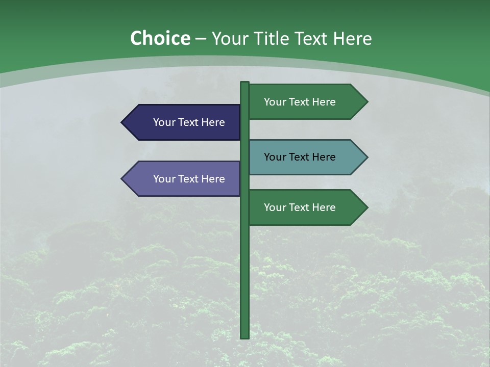 Tiled Water Glass PowerPoint Template