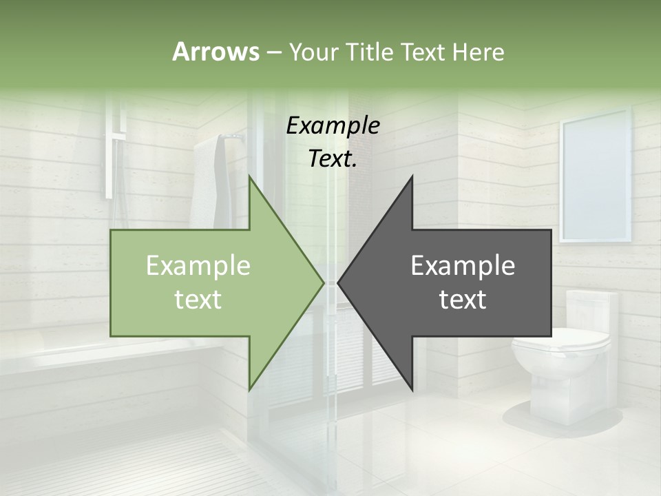 Tiled Water Glass PowerPoint Template