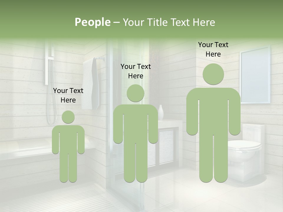 Tiled Water Glass PowerPoint Template