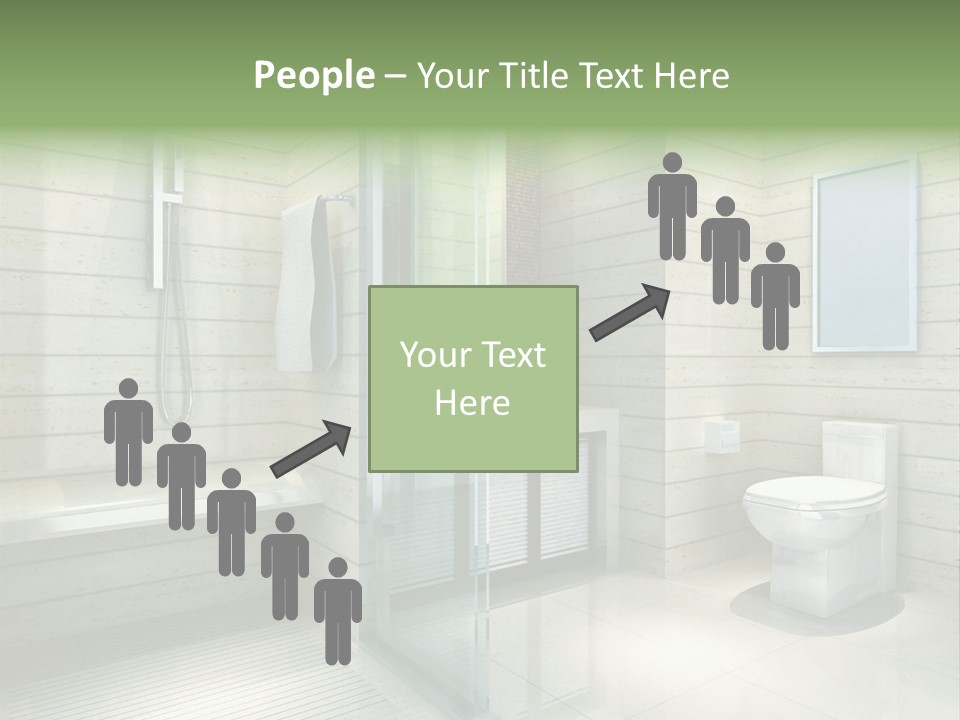 Tiled Water Glass PowerPoint Template