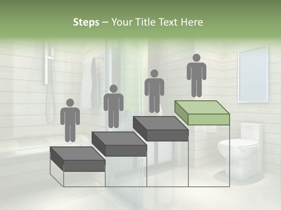 Tiled Water Glass PowerPoint Template