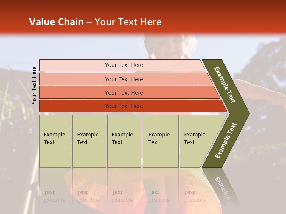 Cheerful Little Caucasian PowerPoint Template
