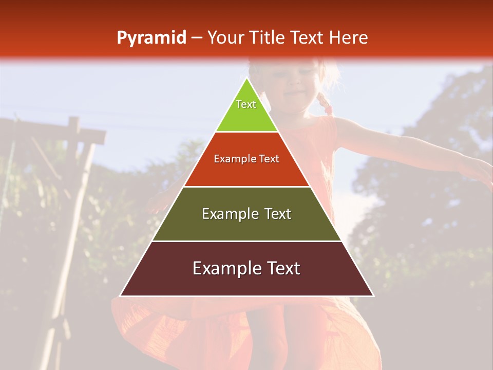 Cheerful Little Caucasian PowerPoint Template