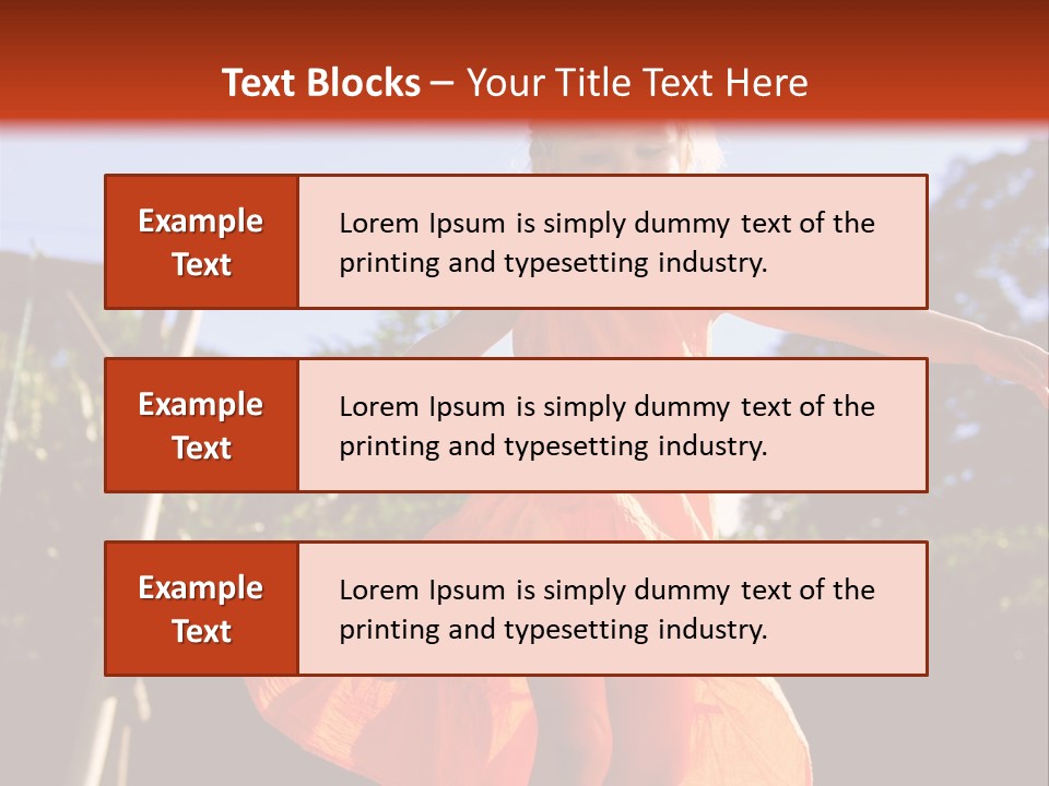 Cheerful Little Caucasian PowerPoint Template