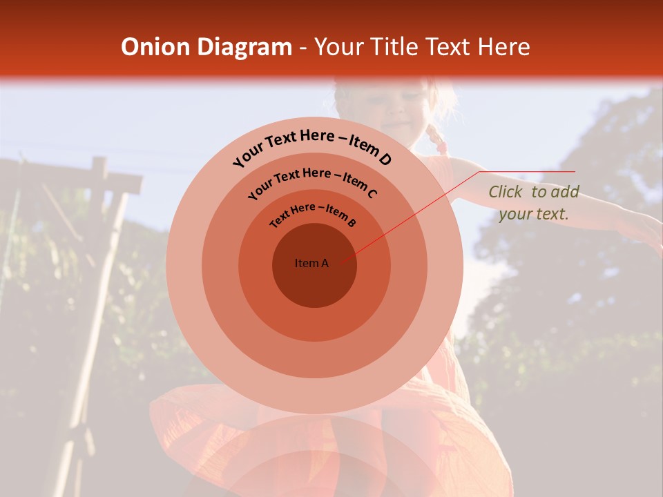 Cheerful Little Caucasian PowerPoint Template