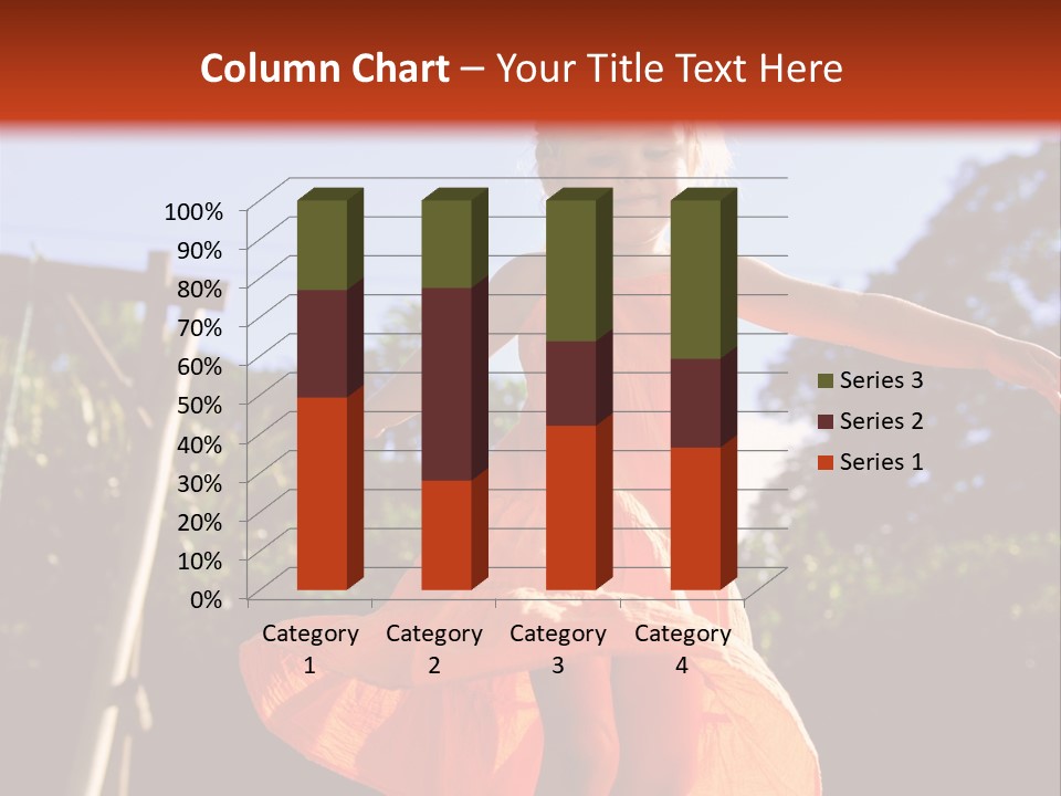 Cheerful Little Caucasian PowerPoint Template