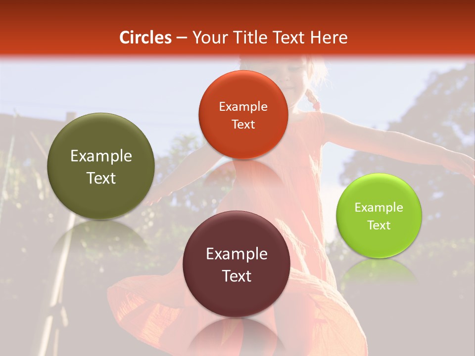 Cheerful Little Caucasian PowerPoint Template