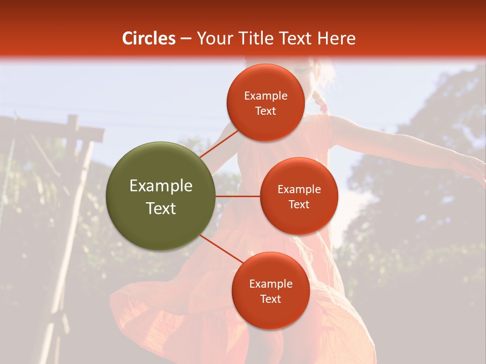 Cheerful Little Caucasian PowerPoint Template