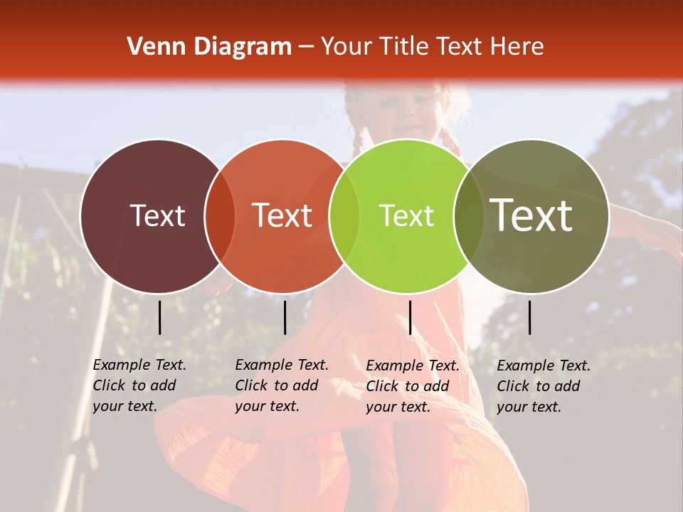 Cheerful Little Caucasian PowerPoint Template