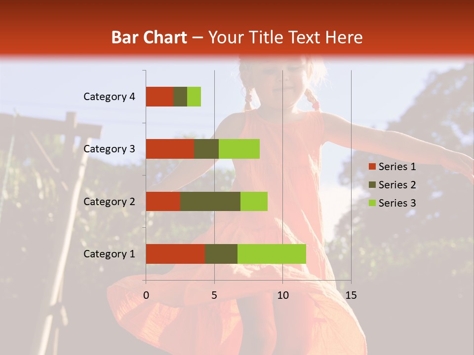 Cheerful Little Caucasian PowerPoint Template