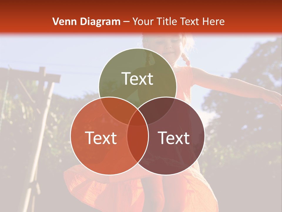 Cheerful Little Caucasian PowerPoint Template