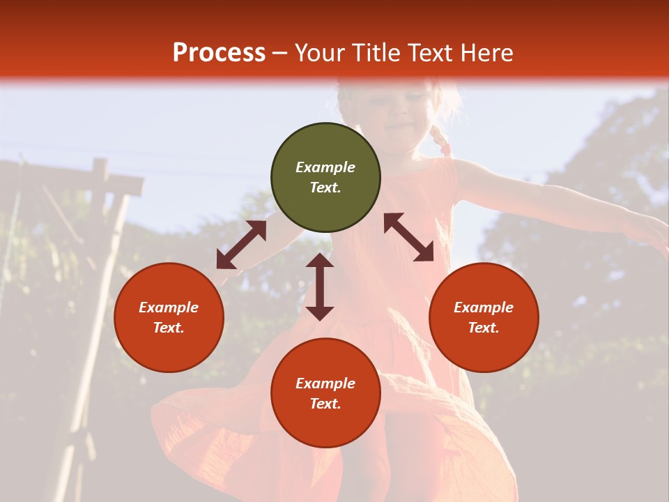 Cheerful Little Caucasian PowerPoint Template
