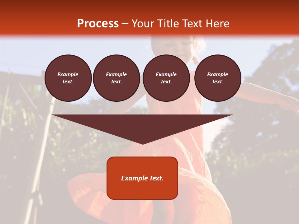 Cheerful Little Caucasian PowerPoint Template