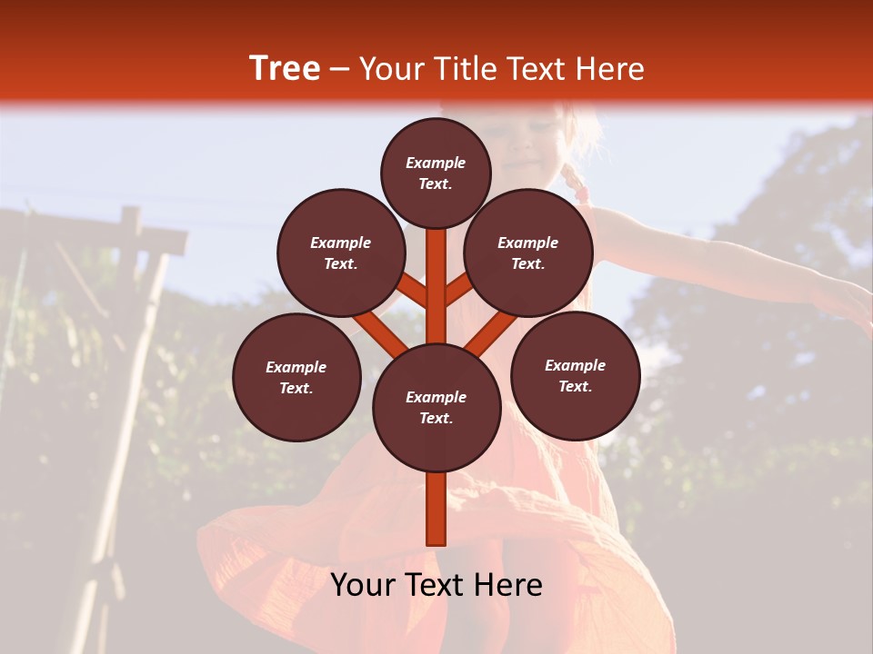 Cheerful Little Caucasian PowerPoint Template