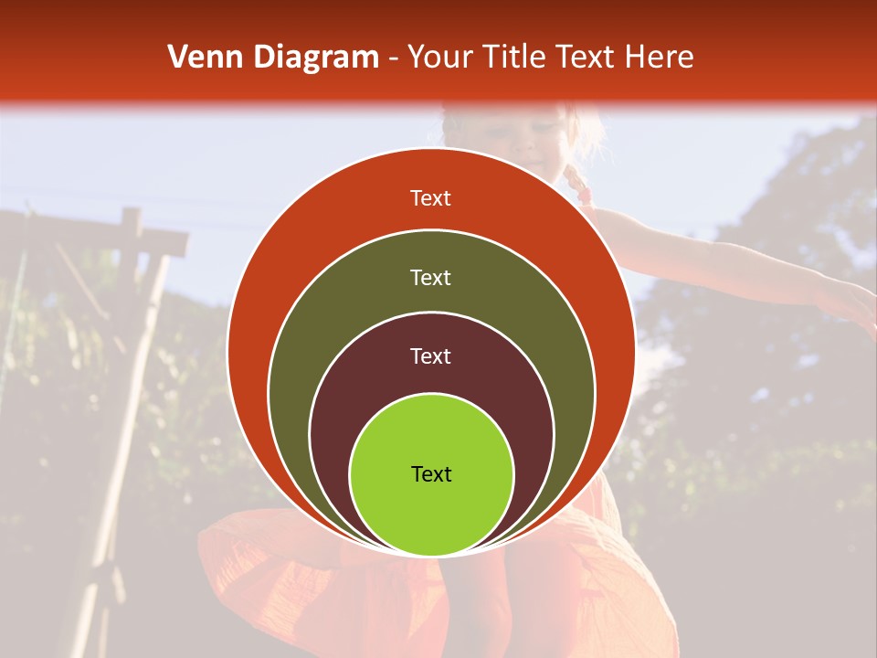 Cheerful Little Caucasian PowerPoint Template