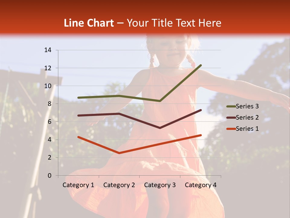 Cheerful Little Caucasian PowerPoint Template