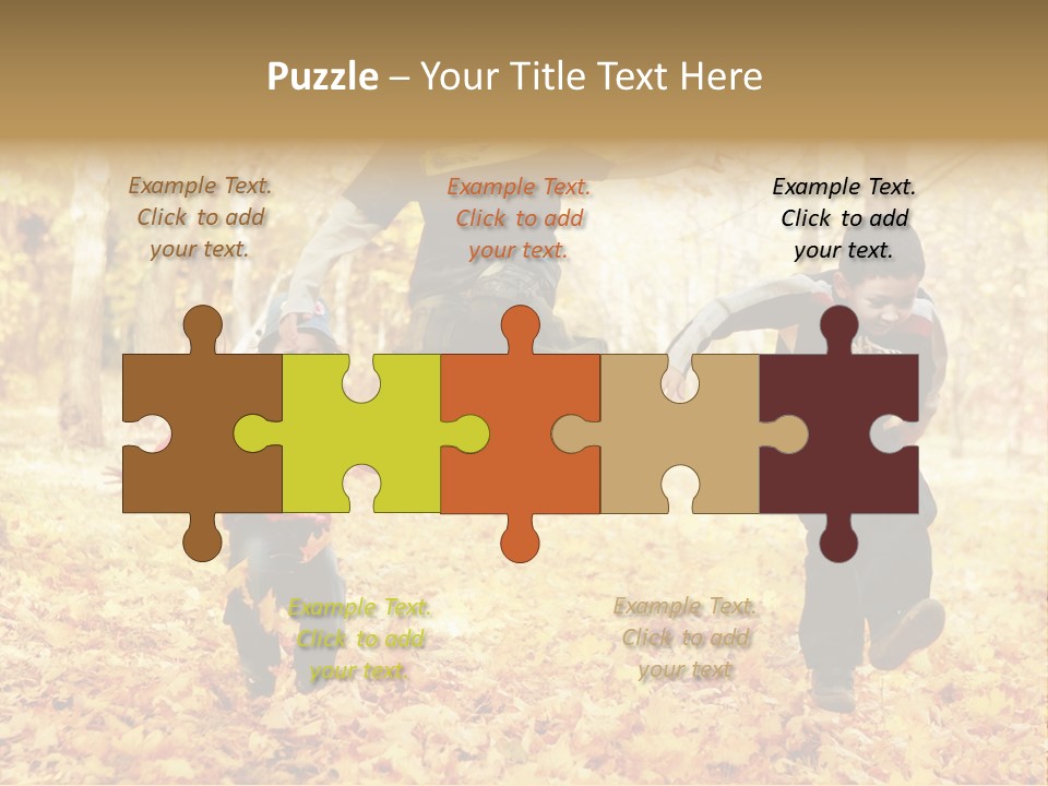 Childhood Active Vitality PowerPoint Template